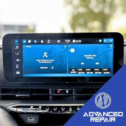 Abarth 500e Radio Sat Nav Media Unit LCD Display Touch Screen Repair