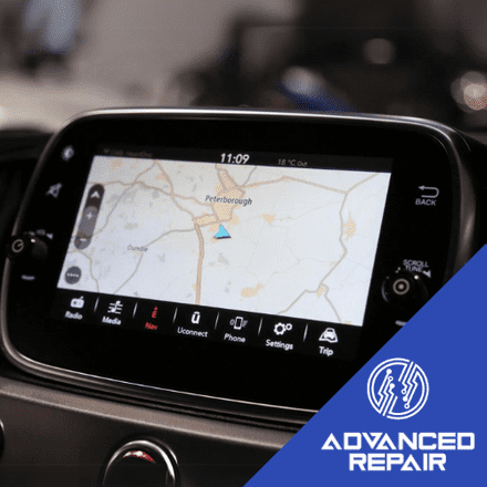 Abarth 595 695 Radio Sat Nav Media Unit LCD Display Touch Screen Repair