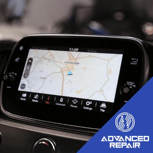 Abarth 595 695 Radio Sat Nav Media Unit LCD Display Touch Screen Repair