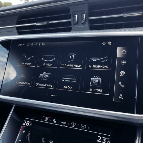 Audi A6 Radio Sat Nav Media Unit LCD Display Touch Screen Repair
