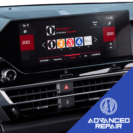 Citroen C4 X Radio Sat Nav Media Unit LCD Display Touch Screen Repair