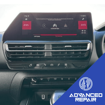 Citroen C5 Radio Sat Nav Media Unit LCD Display Touch Screen Repair