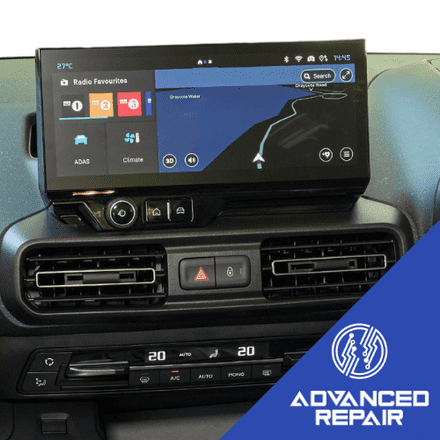 Citroen e-Berlingo Radio Sat Nav Media Unit LCD Display Touch Screen Repair