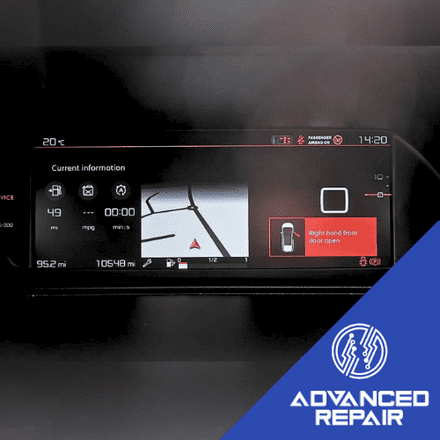 Citroen Grand C4 Picasso Instrument Cluster Speedometer LCD Display Screen Repair