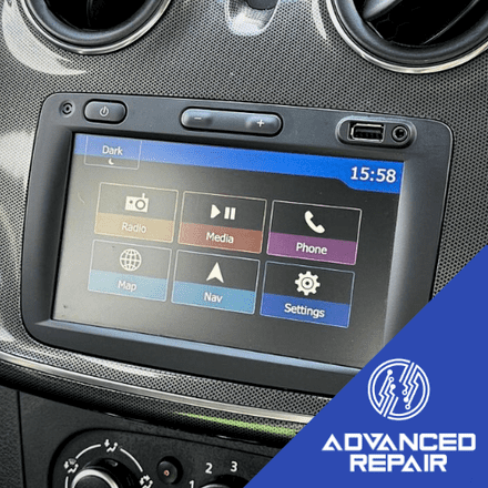 Dacia Logan MCV Radio Sat Nav Media Unit Touch Screen Repair