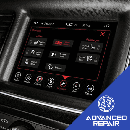 Dodge Challenger Radio Sat Nav Media Unit Touch Screen Repair