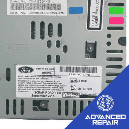 EB3T-19C107-FE Ford Ranger ACM Module Amplifier No Sound Volume Repair