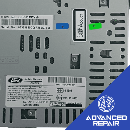 EB3T-19C107-GF Ford Ranger ACM Module Amplifier No Sound Volume Repair