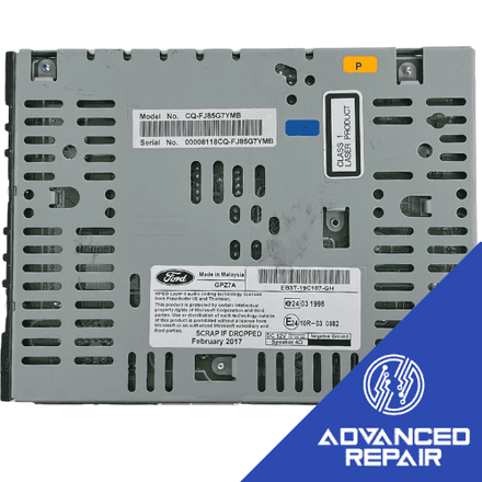 EB3T-19C107-GH Ford Ranger Amplifier No Sound Volume Repair