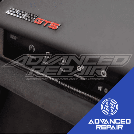 Ferrari 296 GTS Passenger Display LCD Screen Repair