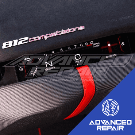 Ferrari 812 Competizione Passenger Display LCD Screen Repair