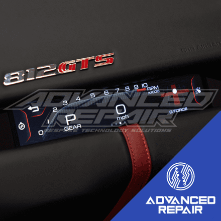 Ferrari 812 GTS Passenger Display LCD Screen Repair