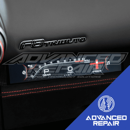 Ferrari F8 Tributo / Spider Passenger Display LCD Screen Repair
