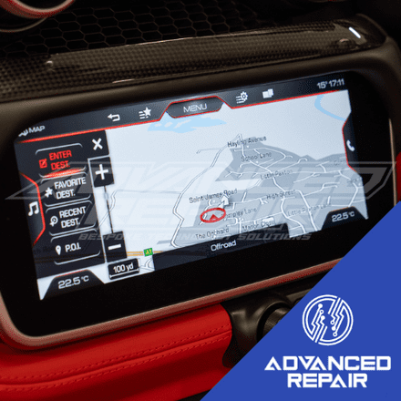 Ferrari Portofino M Radio Sat Nav Media Unit LCD Display Touch Screen Repair