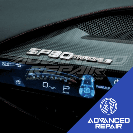 Ferrari SF90 Passenger Display LCD Screen Repair