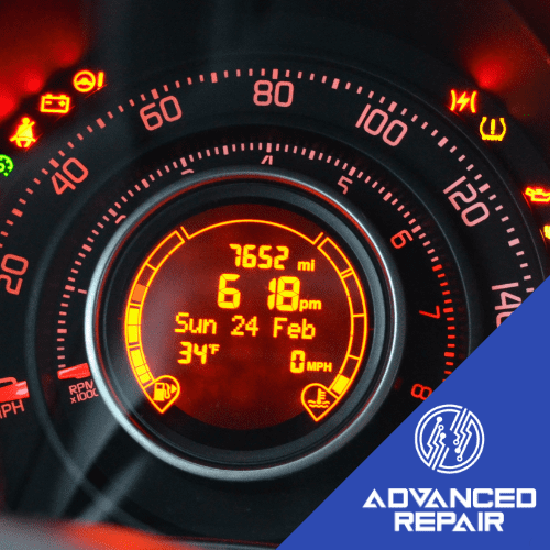 Fiat 500 Instrument Cluster Speedometer LCD Display Screen Repair