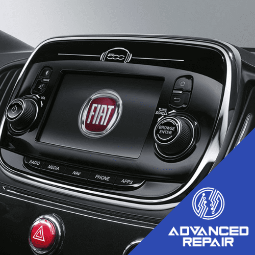 Fiat 500 Radio Sat Nav Media Unit Touch Screen Repair