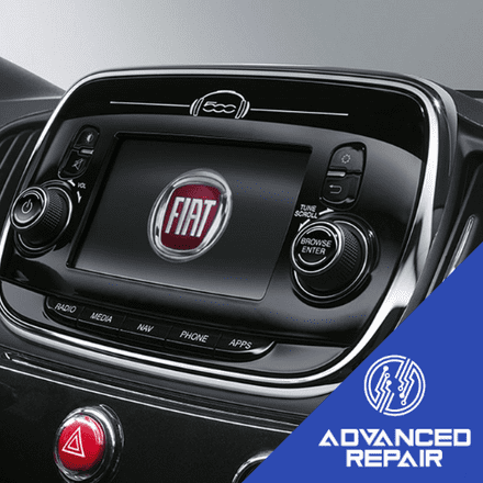 Fiat 500 Radio Sat Nav Media Unit Touch Screen Repair