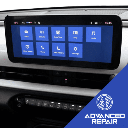 Fiat 600 Radio Sat Nav Media Unit LCD Display Touch Screen Repair