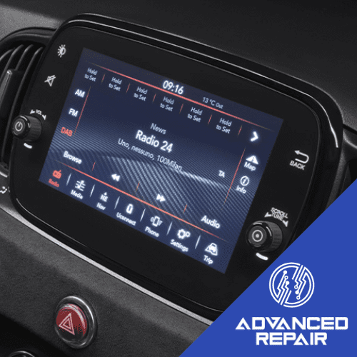 Fiat 695 Radio Sat Nav Media Unit Touch Screen Repair