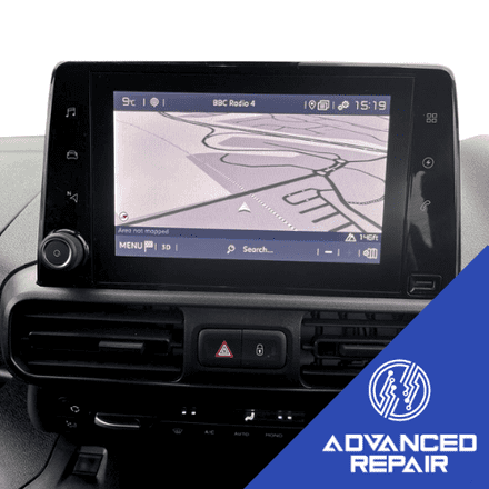 Fiat e-Doblo Radio Sat Nav Media Unit LCD Display Touch Screen Repair