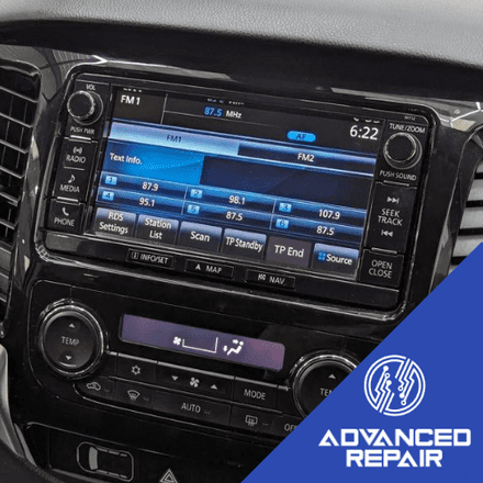 Fiat Fullback Radio Sat Nav Media Unit LCD Display Touch Screen Repair