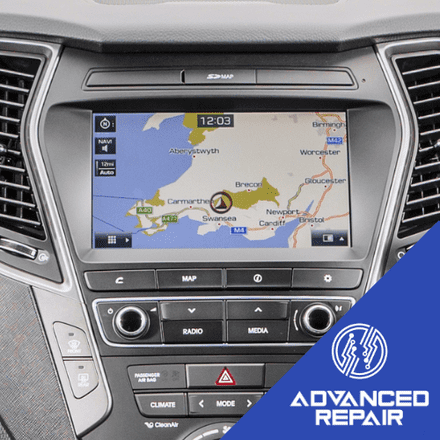 Hyundai Santa Fe Radio Sat Nav Media Unit Touch Screen Repair