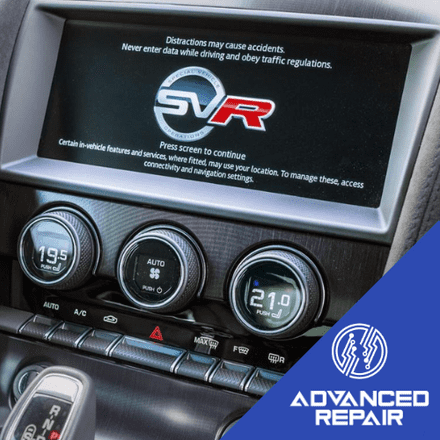 Jaguar F-Type Radio Sat Nav Media Unit LCD Display Touch Screen Repair