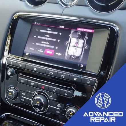 Jaguar XJ Radio Sat Nav Media Unit LCD Display Touch Screen Repair