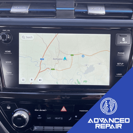 KGM Korando Radio Sat Nav Media Unit LCD Display Touch Screen Repair