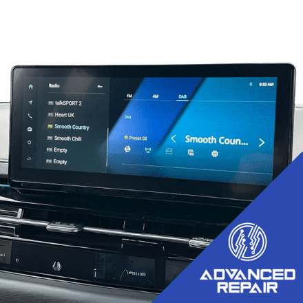 KGM Rexton Radio Sat Nav Media Unit LCD Display Touch Screen Repair