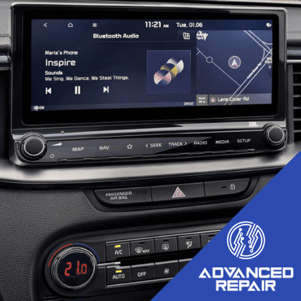 Kia Ceed Sat Nav Infotainment Media Unit Screen Repair