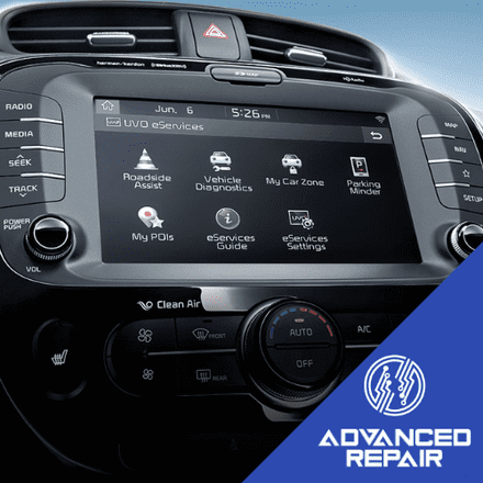 Kia Soul Radio Sat Nav Media Unit LCD Display Touch Screen Repair