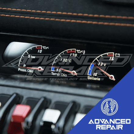 Lamborghini Huracan Oil Pressure/Temperature/Battery LCD Display Screen Repair