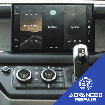 Land Rover Defender Radio Sat Nav Media Unit LCD Display Touch Screen Repair