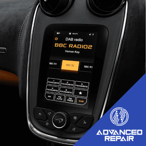 McLaren 570S Radio Sat Nav Media Unit LCD Display Touch Screen Repair