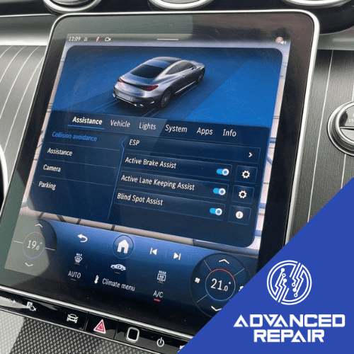 Mercedes CLE Infotainment System Sat Nav LCD Display Touch Screen Repair