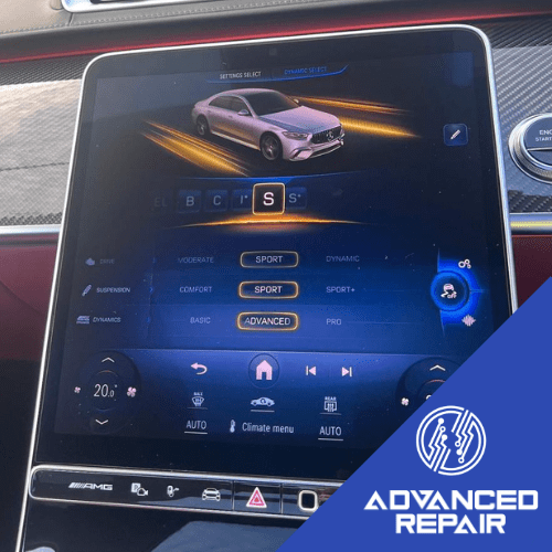 Mercedes S Class Infotainment System Sat Nav LCD Display Touch Screen Repair