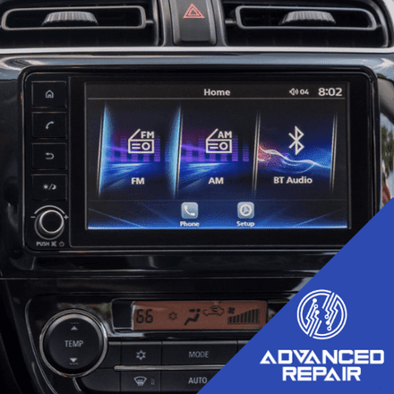 Mitsubishi Mirage Radio Sat Nav Media Unit LCD Display Touch Screen Repair