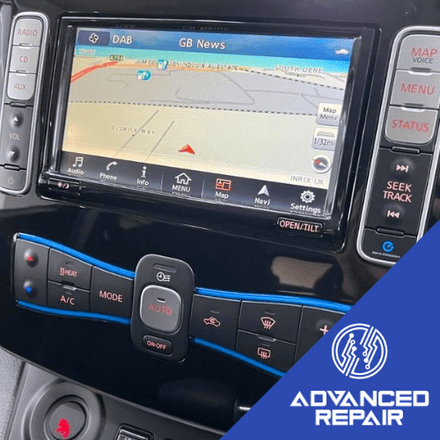 Nissan eNV200 Evalia Radio Sat Nav Media Unit LCD Display Touch Screen Repair