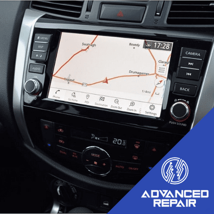 Nissan Navara Radio Sat Nav Media Unit Touch Screen Repair