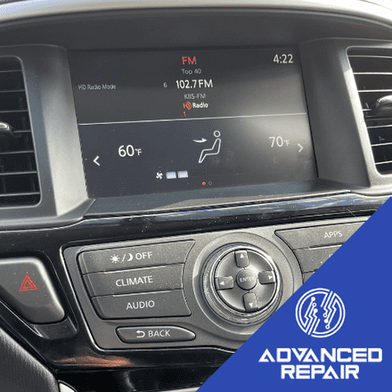 Nissan Pathfinder Radio Sat Nav Media Unit Touch Screen Repair