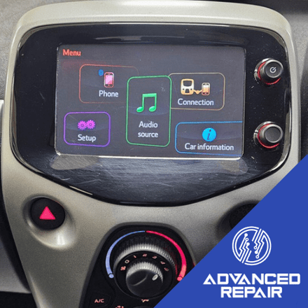 Peugeot 108 Radio Sat Nav Media Unit LCD Display Touch Screen Repair