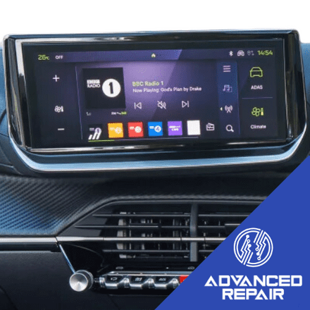 Peugeot E-2008 Radio Sat Nav Media Unit LCD Display Touch Screen Repair