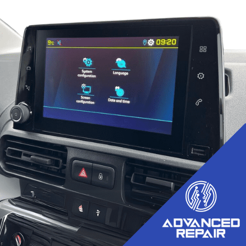 Peugeot E-Partner Radio Sat Nav Media Unit LCD Display Touch Screen Repair