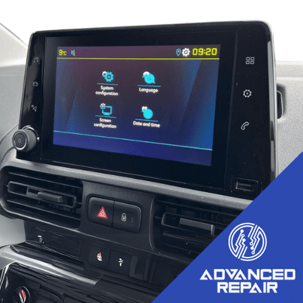Peugeot E-Partner Radio Sat Nav Media Unit LCD Display Touch Screen Repair