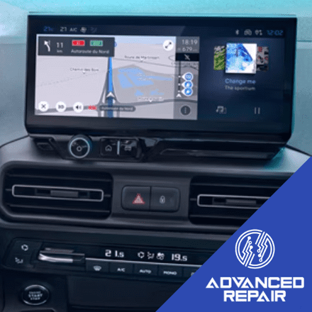 Peugeot E-Rifter Radio Sat Nav Media Unit LCD Display Touch Screen Repair