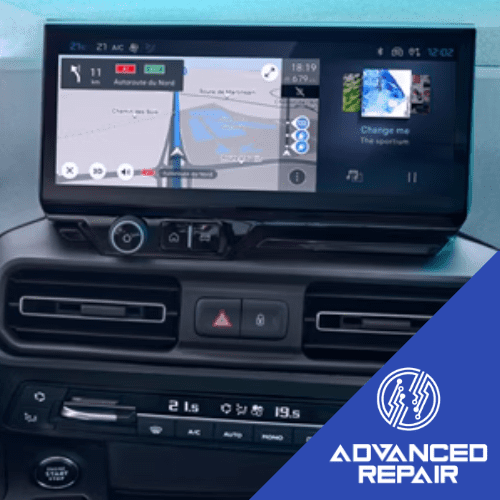 Peugeot E-Rifter Radio Sat Nav Media Unit LCD Display Touch Screen Repair