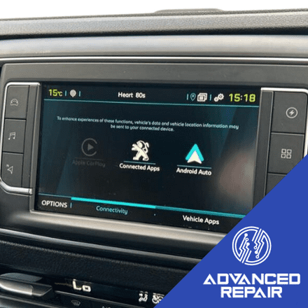 Peugeot E-Traveller Radio Sat Nav Media Unit LCD Display Touch Screen Repair