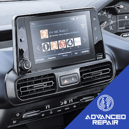 Peugeot Rifter Radio Sat Nav Media Unit Touch Screen Repair